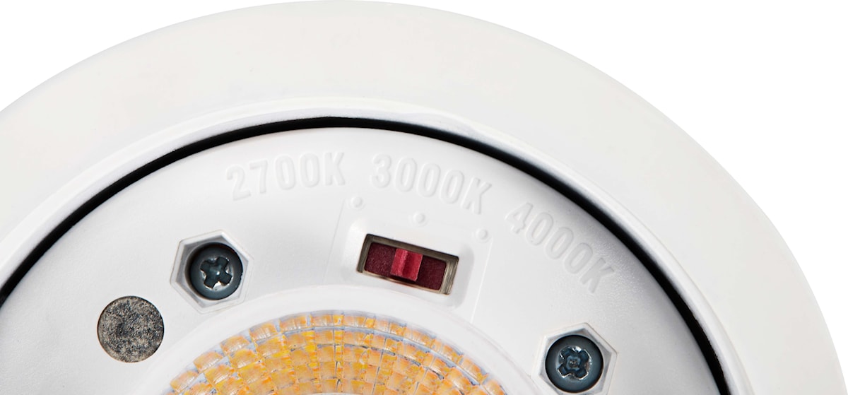 START Spot PIR 6-10W 670-1050lm 3CCT IP65 Blanc